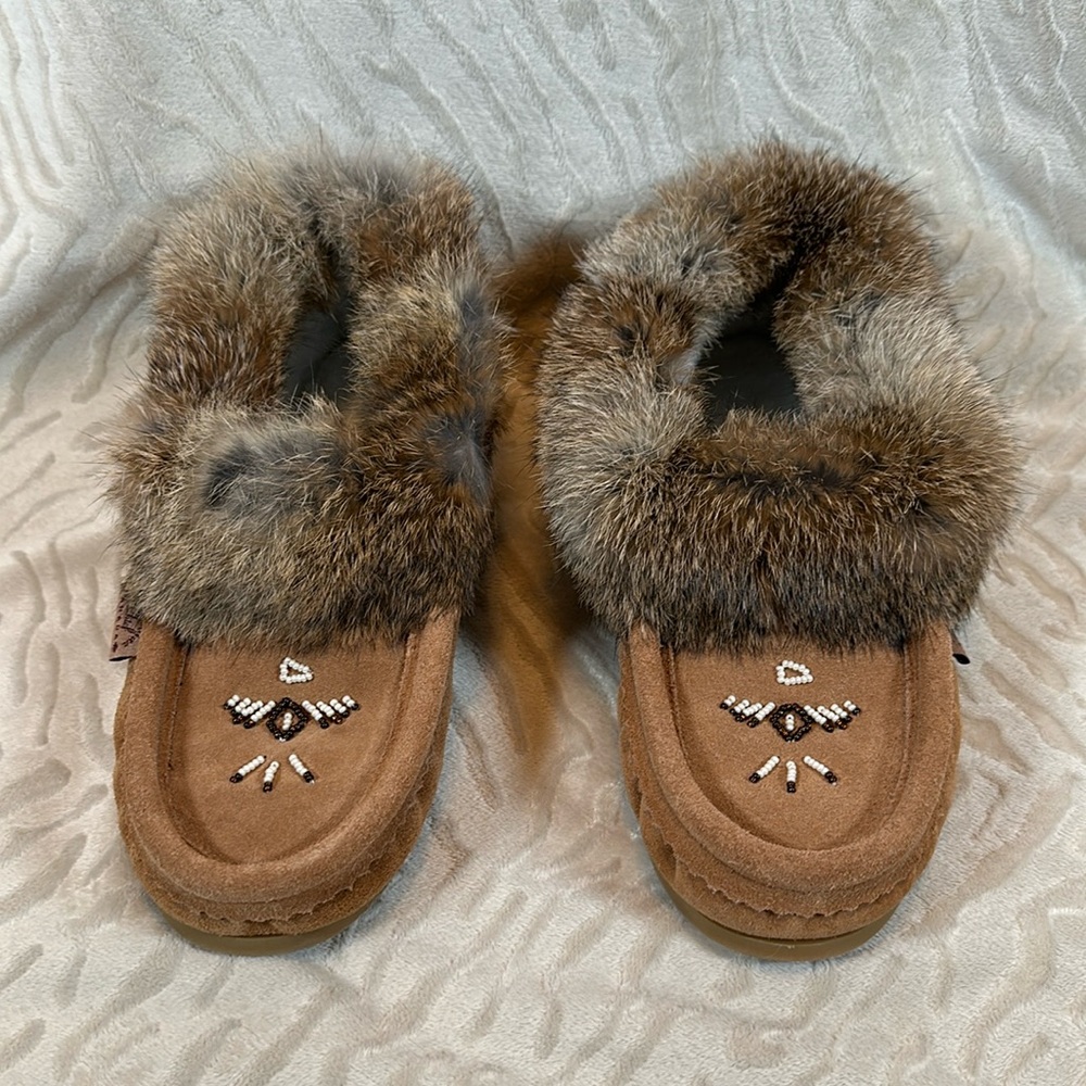 New! Laurentian Chief Moccasins Mocka Size 8